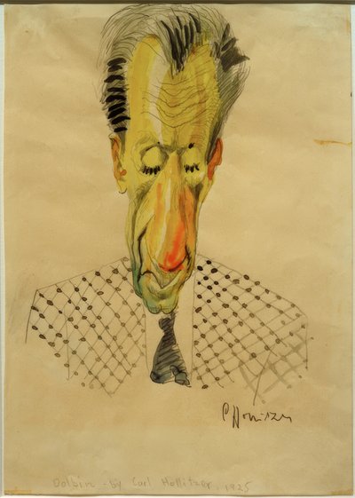 B.F.Dolbin / Karikatyyri C.-F. Hollitzer, 1925 tekijältä Carl Leopold Hollitzer