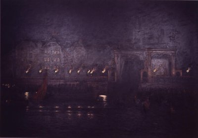 Frederik VII:n hautajaiset 2. joulukuuta 1863 tekijältä Carl Locher