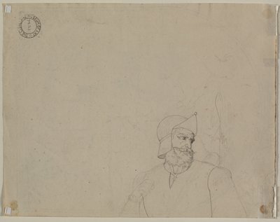 Sotilas maisemassa (käänteinen) tekijältä Carl Ludwig Tischbein