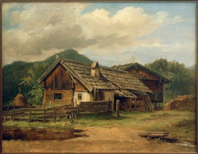 C.Morgenstern, maalaistaloja Schlehdorfissa tekijältä Carl Morgenstern