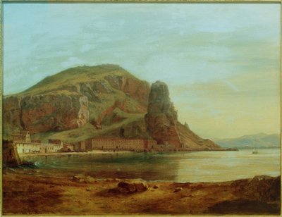 C. Aamutähti, Terracina ja kalakivi, iltatunnelma tekijältä Carl Morgenstern