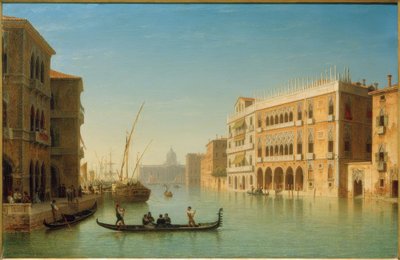 Venedig, Canal Grande / Gemälde von Carl Morgenstern tekijältä Carl Morgenstern
