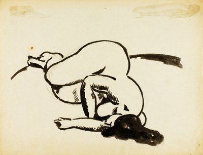 Nainen alasti makaa alas tekijältä Carl Newman