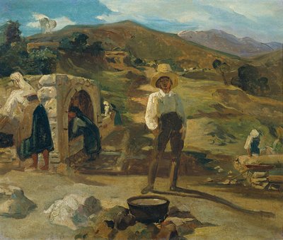 italialainen maisema tekijältä Carl Rahl