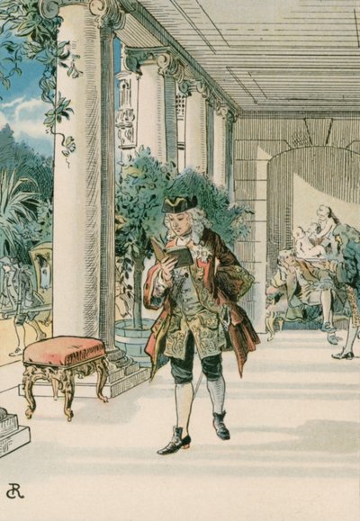 Fredrik Suuri (1712-1786) Rheinbergissä tekijältä Carl Rohling