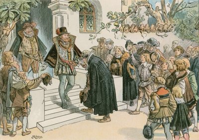 Joachim Friedrich avasi Joachimsthalsches Gymnasiumin vuonna 1607 tekijältä Carl Rohling