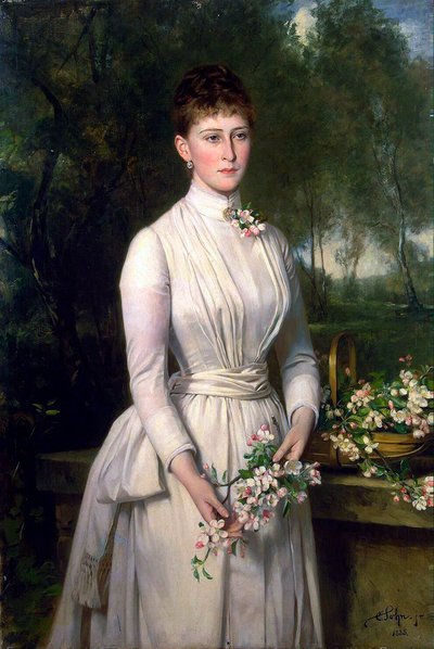 Suurherttuatar Elizaveta Fjodorovnan muotokuva, 1864–1918, 1885. tekijältä Carl Rudolph Sohn