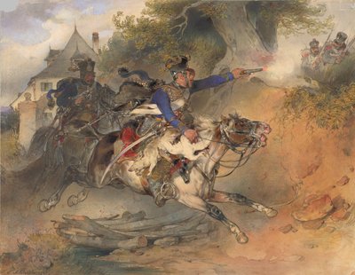 Ravinnonhakuhusaari, 1840 tekijältä Carl Schindler