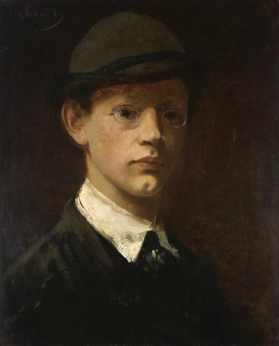 miehen muotokuva tekijältä Carl Schuch