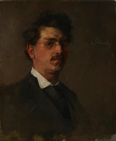 omakuva tekijältä Carl Schuch