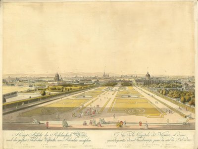 Wien vom Belvedere aus tekijältä Carl Schütz