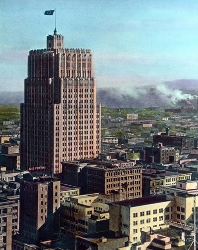 Yhdysvallat, Kalifornia, pääpostitoimiston päämaja San Franciscossa, kuva-ajankohta: noin 1920. Carl Simonin arkisto tekijältä Carl Simon