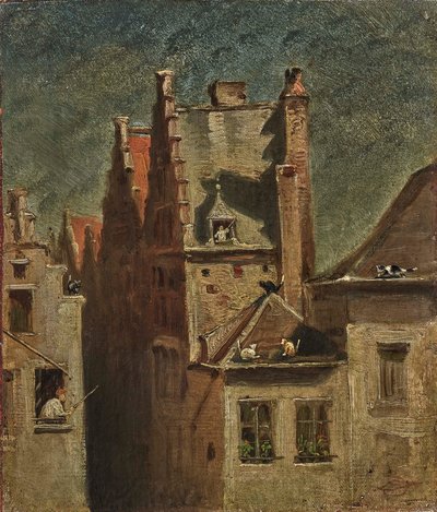 Kissan konsertti. tekijältä Carl Spitzweg