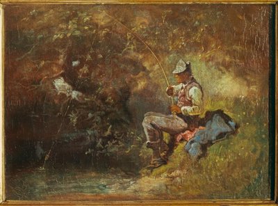 Der Angler tekijältä Carl Spitzweg