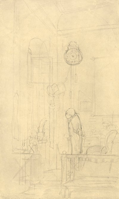 Der Kaktusfreund, 1800-luvun puoliväli, loppu, n. 1924. tekijältä Carl Spitzweg