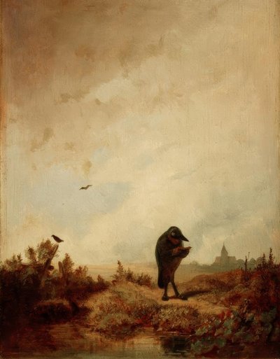 Der Rabe tekijältä Carl Spitzweg