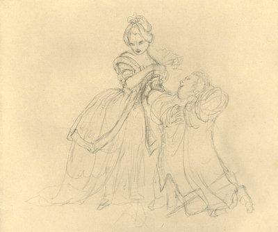 Erhörung, 1800-luvun puoliväli, loppu, n. 1924. tekijältä Carl Spitzweg