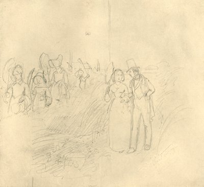 Institutsspaziergang, 1800-luvun puoliväli, loppu, n. 1924. tekijältä Carl Spitzweg