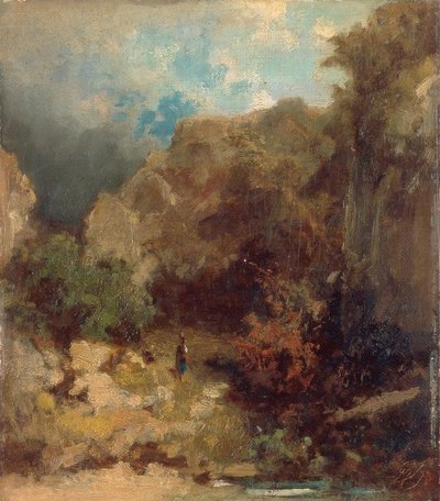 Mädchen im Walde tekijältä Carl Spitzweg
