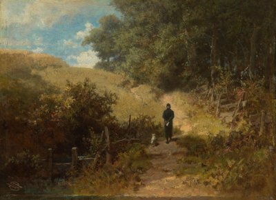 Lauantai-iltapäivä (kylän papin aamukävely) tekijältä Carl Spitzweg
