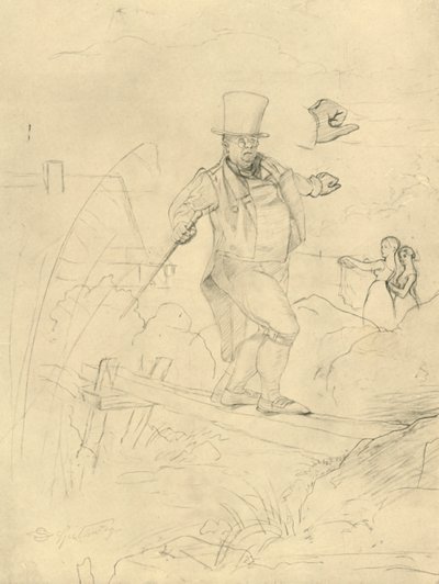 Schwierigen väylä, 1800-luvun puoliväli, loppu, n. 1924. tekijältä Carl Spitzweg