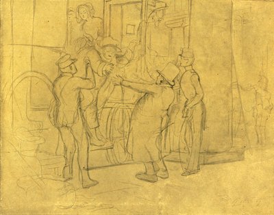 Tervetuloa, 1800-luvun puolivälissä, vuonna 1924. tekijältä Carl Spitzweg
