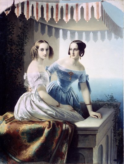 Venäjän suurherttuataren Marie Nikolaievnan muotokuva (Leuchtenbergin herttuatar tekijältä Carl Timoleon von Neff