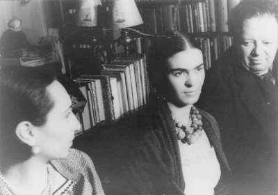 Frida Kahlo ja Diego Rivera vierailulla New Yorkissa. tekijältä Carl Van Vechten