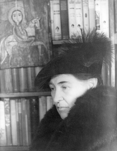 Willa Cather (1873-1947) 22. tammikuuta 1936 (mustavalkoinen kuva) tekijältä Carl Van Vechten