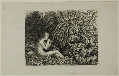 Nuoret pelaavat Panin piippuja tekijältä Carl Wilhelm Kolbe, the elder