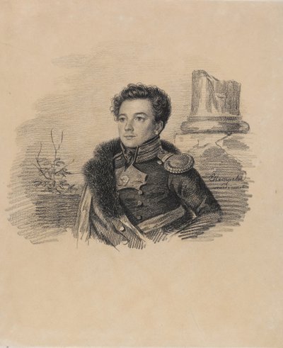 A.P. Butovskin muotokuva vuosina 1817-1826. tekijältä Carl von Hampeln