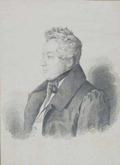 Kreivi Aleksanteri Dmitrijevitš Olsufjevin muotokuva 1790-1853, vuoden 1832 jälkeen. tekijältä Carl von Hampeln