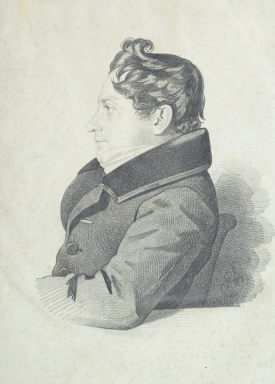 Nikolai Adrianovich Divovin muotokuva 1792-1878, 1830-luku. tekijältä Carl von Hampeln