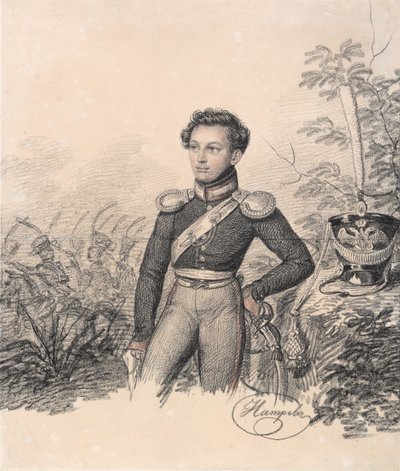 Pavel Kotlubitskyn muotokuva, 1810-luvun loppu. tekijältä Carl von Hampeln