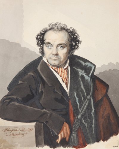 Sergei Dmitrijevitš Lvovin muotokuva 1781-1857, 1820-luku. tekijältä Carl von Hampeln