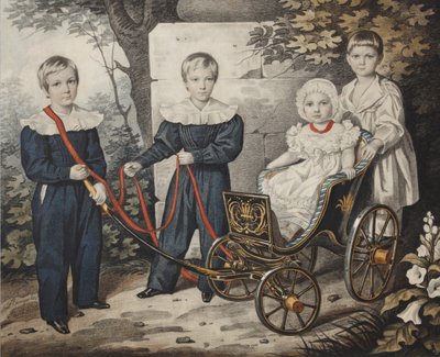 Muotokuva Talyzinin lapsista, 1830-luvun alku. tekijältä Carl von Hampeln