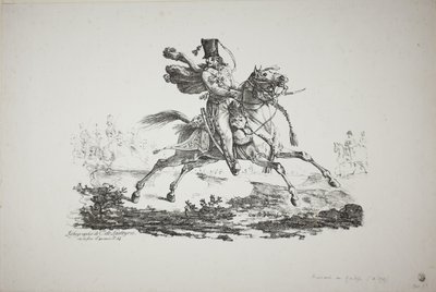 Hussard laukkaa tekijältä Carle Vernet