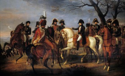 Napoleon antoi käskyn ennen Austerlitzin taistelua 2. joulukuuta tekijältä Carle Vernet