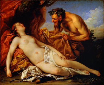 Jupiter ja Antiope, c1753 tekijältä Carle van Loo