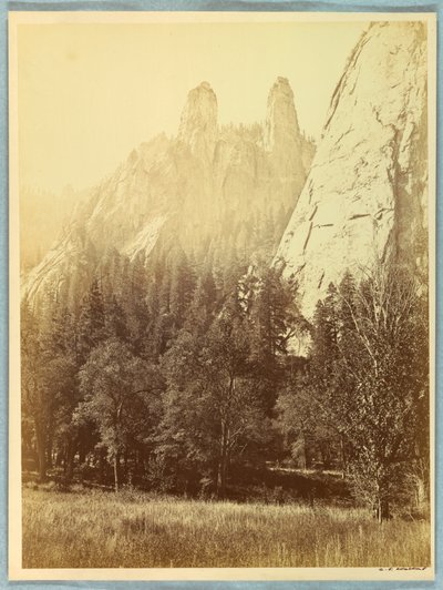 Cathedral Spires, Yosemite tekijältä Carleton E. Watkins