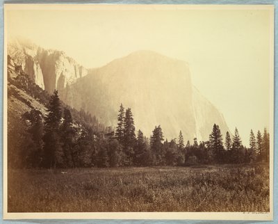 El Capitan, Yosemite tekijältä Carleton E. Watkins