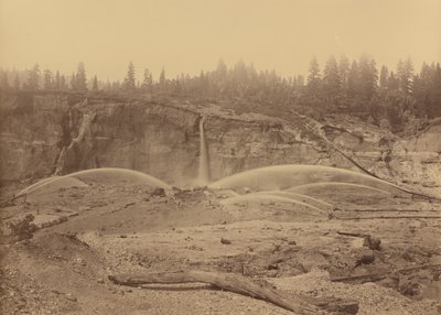 Malakoff Diggins, North Bloomfield, Nevada County tekijältä Carleton E. Watkins