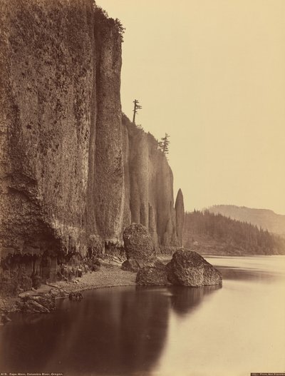 Cape Horn, Columbia River, Oregon,1867 (kuva) tekijältä Carleton Emmons Watkins