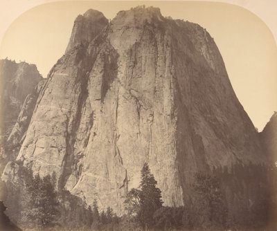 Cathedral Rock, 1861. tekijältä Carleton Emmons Watkins