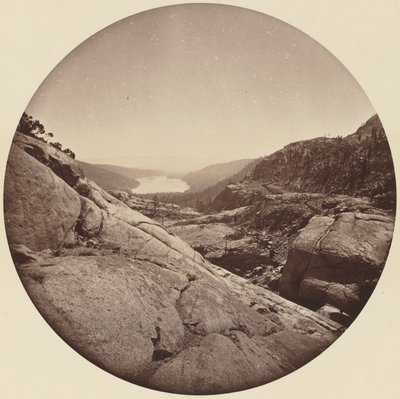 Donner Lake, Kalifornia, n. 1860-luku. tekijältä Carleton Emmons Watkins