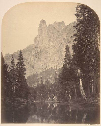 River View, Sentinel, 3270 jalkaa, 1861. tekijältä Carleton Emmons Watkins