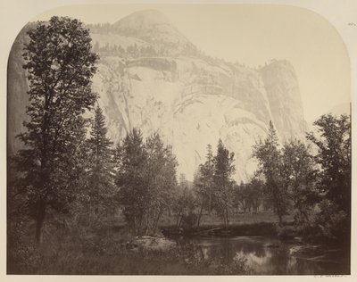 Jokinäkymä Royal Archesille, Yosemite tekijältä Carleton E. Watkins