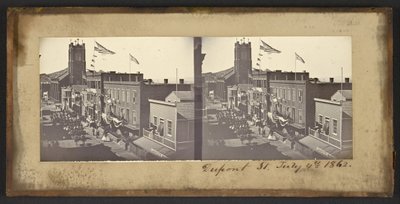 Dupont Street, 4. heinäkuuta 1862 tekijältä Carleton Watkins
