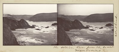 Albion -joki rannikolta, Mendocino tekijältä Carleton Watkins