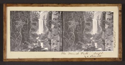 Kevään syksy. 300 jalkaa Yo Semite tekijältä Carleton Watkins
